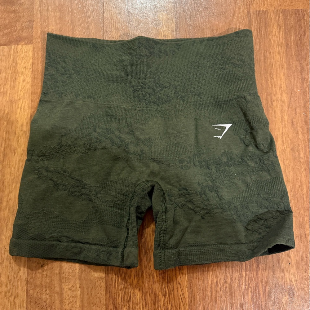 Gymshark Camo Green Spandex